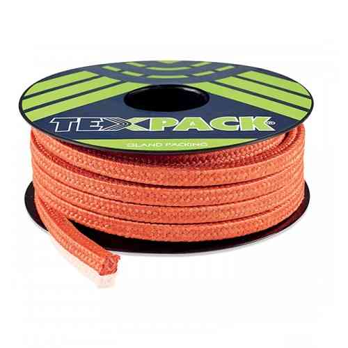 Tresse Polyamide orange + fibres Lenzing