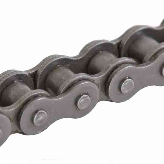 Chaine simple 06B1 - Pas de 9,52mm - Acier nickelé  