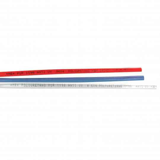 Tube polyuréthane Anti-UV Int.2.5 Ext.4 Bleu - Rouleau de 100M 