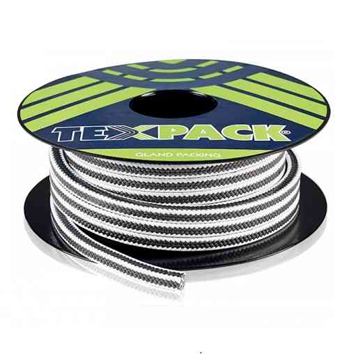 Tresse Fluorpack® + PTFE sur les angles 