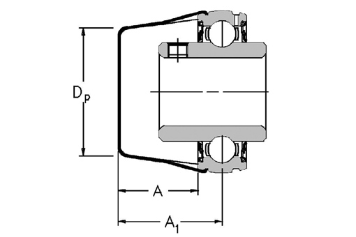 Capot de protection fermé pour paliers NSK 25P